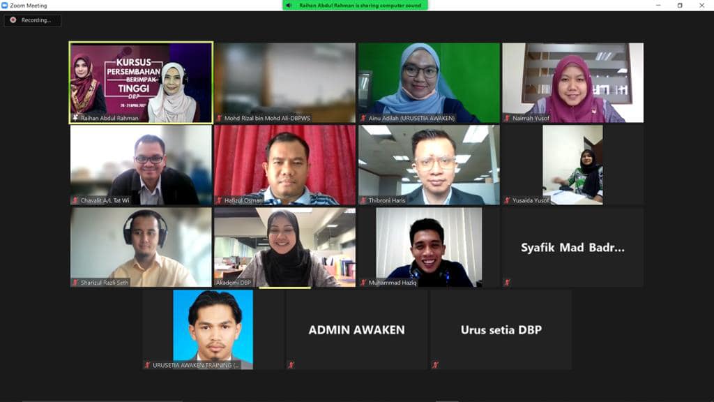  Kursus Persembahan Berimpak Tinggi DBP : Perunding Imej Malaysia 