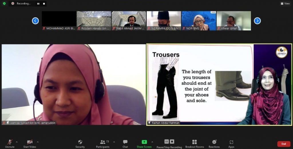 Kursus Pemantapan Imej Profesional Dan Etiket Sosial For Leaders Jakim 2022 Jabatan Kemajuan Islam Malaysia Pada 26 Januari 2022