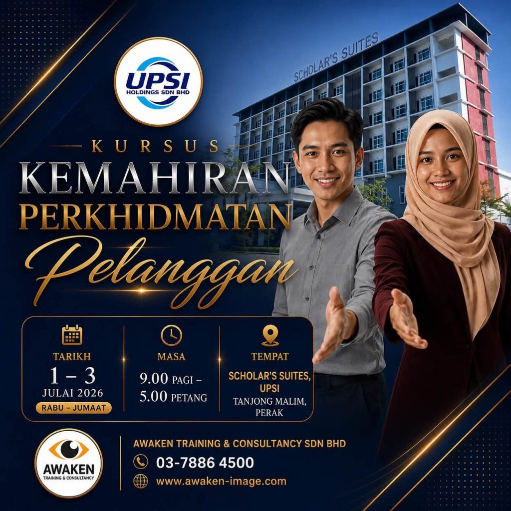 Kemahiran Khidmat Pelanggan IMKL “Perkhidmatan yang luar biasa bukan tercipta dengan SOP semata-mata, tetapi dengan sikap, komunikasi dan keikhlasan untuk memberi pengalaman terbaik kepada pelanggan.”