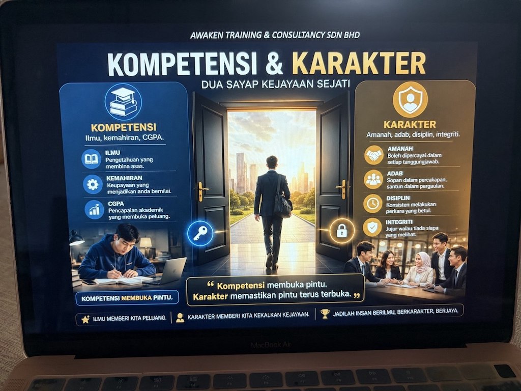 Program Grace & Grit: My Look, My Pesona anjuran Kolej Profesional MARA (KPM) Ayer Molek pada 1 Ogos 2026 bertempat di Anjung Munsyi Abdullah, KPM Ayer Molek, Melaka Program Grace & Grit: My Look, My Pesona anjuran Kolej Profesional MARA (KPM) Ayer Molek pada 1 Ogos 2026 bertempat di Anjung Munsyi Abdullah, KPM Ayer Molek, Melaka