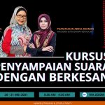 <b>Kursus Penyampaian Suara Dengan Berkesan</b> Akademi Percukaian Malaysia LHDN pada 20 – 21 Mei 2021