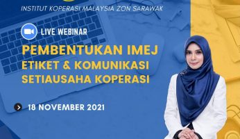 Kursus Pembentukan Imej Etiket Dan Komunikasi Setiausaha Koperasi Institut Koperasi Malaysia Zon Sarawak Pada 18 November 2021